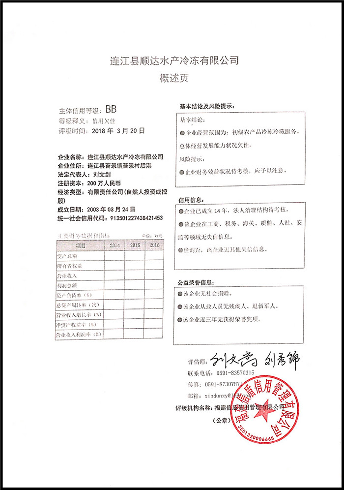 连江县顺达水产冷冻有限公司 XDPJ201803161.jpg