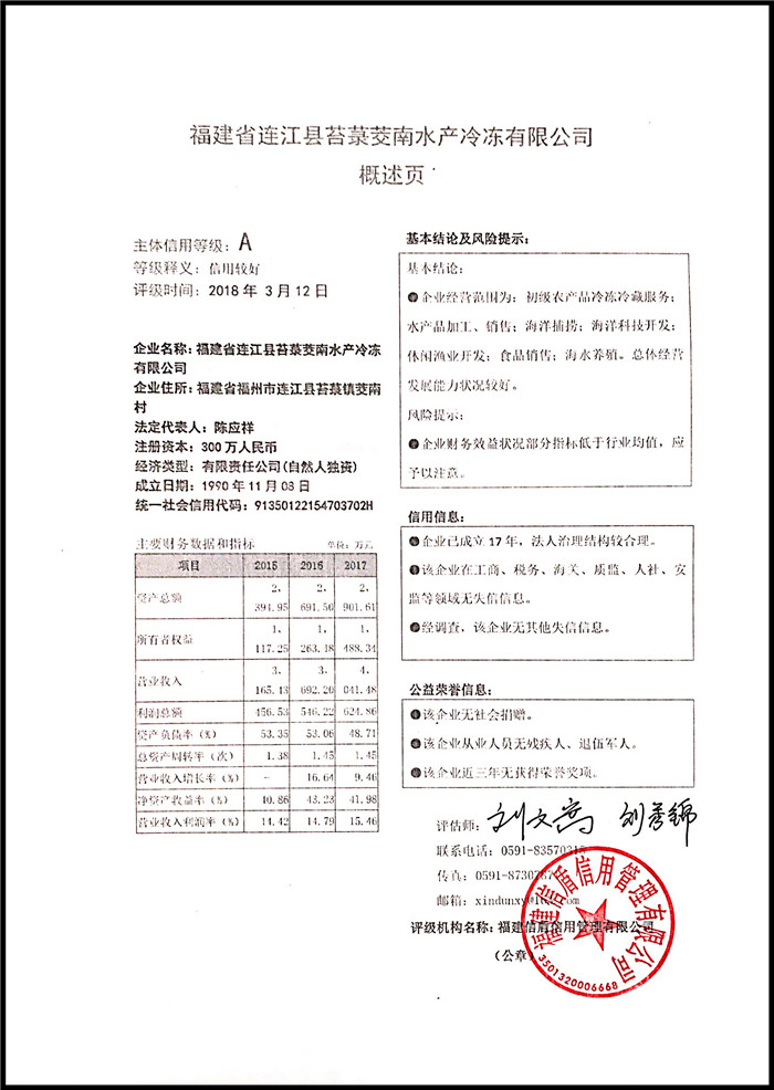 福建省连江县苔菉茭南水产冷冻有限公司 XDPJ201803162.jpg